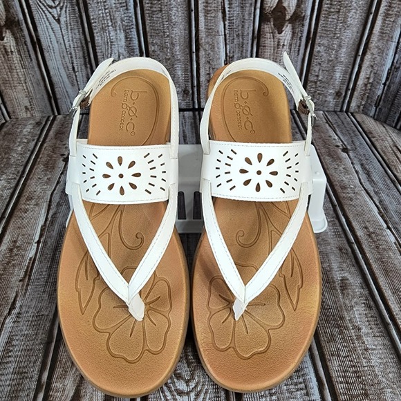 b.o.c. Shoes - B.O.C. Clearwater Thong Sandal White w/ Buckle Closure Womens Size 10M